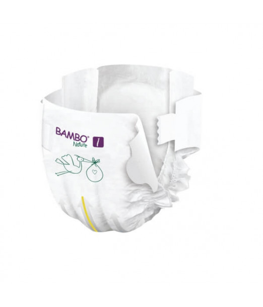 Couches Bambo Nature Taille 1 (2-4kg) 22 unités 2