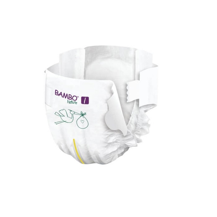 Couches Bambo Nature Taille 1 (2-4kg) 22 unités