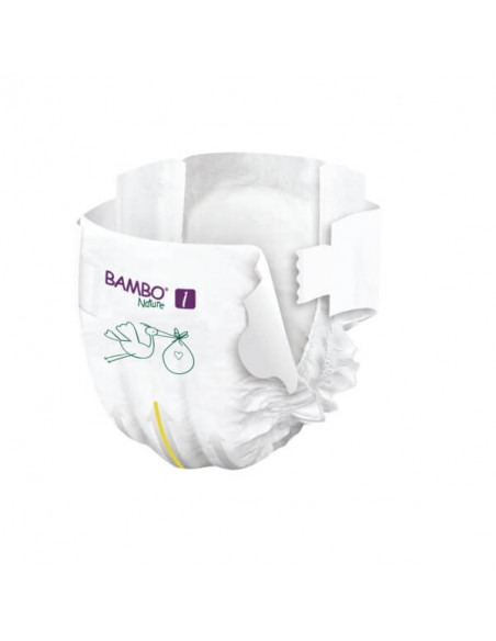 Couches Bambo Nature Taille 1 (2-4kg) 22 unités