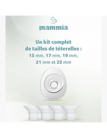 Mammia Tire-lait Électrique Mains Libres - Coffret Complet Tire