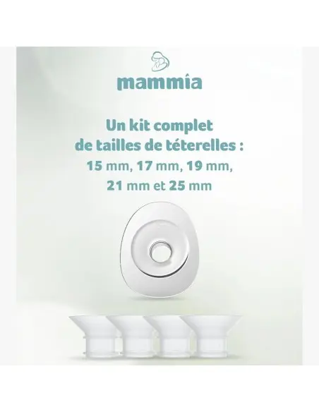 Mammia Tire-lait Électrique Mains Libres - Coffret Complet Tire