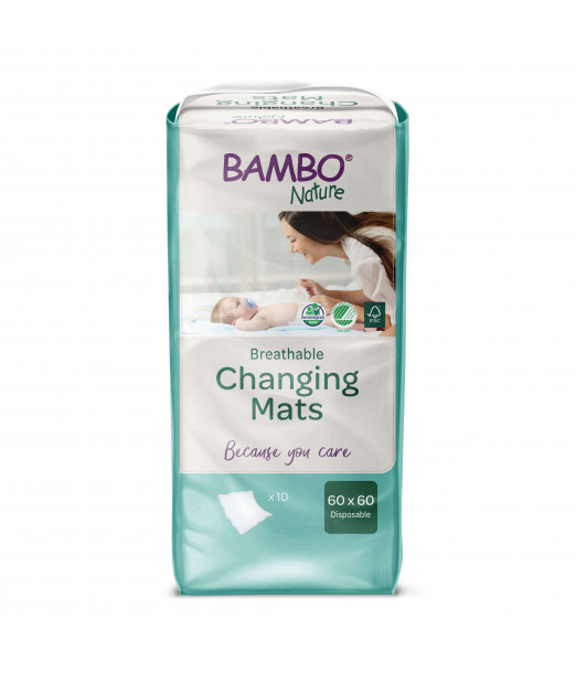 10 Carrés à langer jetables Bambo