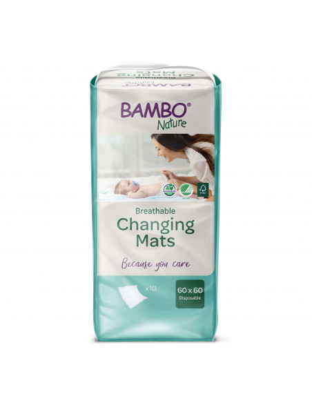 10 Carrés à langer jetables Bambo