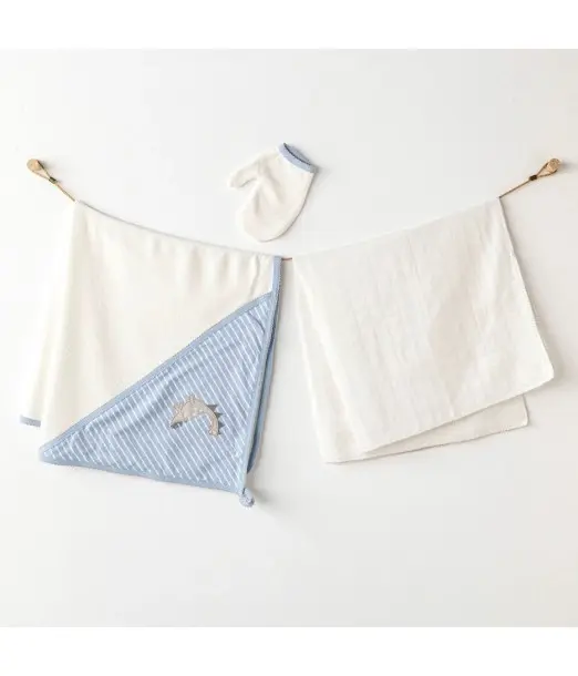 Sortie de bain 100% coton Dinosaure Sortie de bain - Maroc