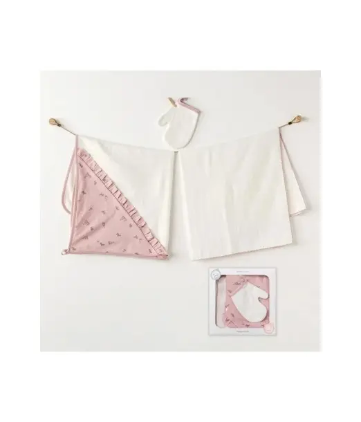 Sortie de bain 100% coton Blanc