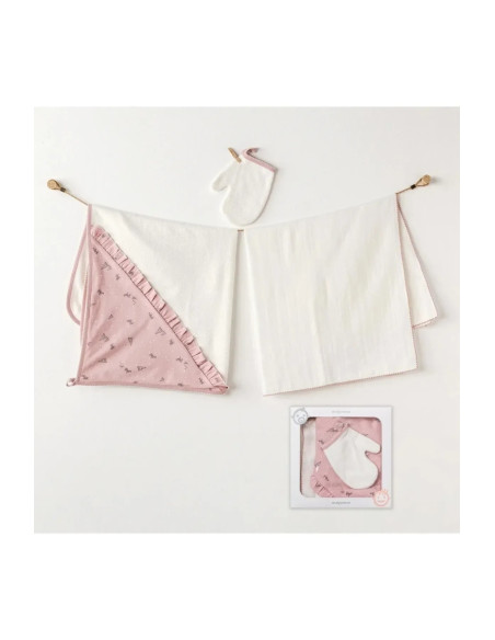 Sortie de bain 100% coton Snow
