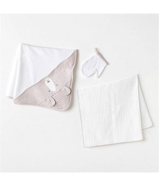 Sortie de bain 100% coton - Ours au Maroc - Baby And Mom