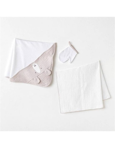 Sortie de bain 100% coton - Ours dans Sortie de bain chez Baby And Mom Maroc