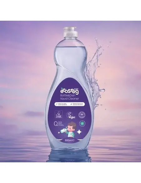 Ecosnug Liquide Vaisselle Bébé 500ml Détergent Vaisselle Bébé 