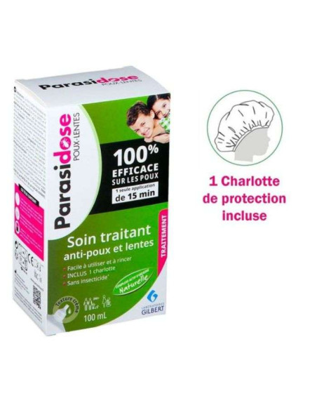 Gilbert Parasidose Anti Poux Lentes Soin Traitant 100ml