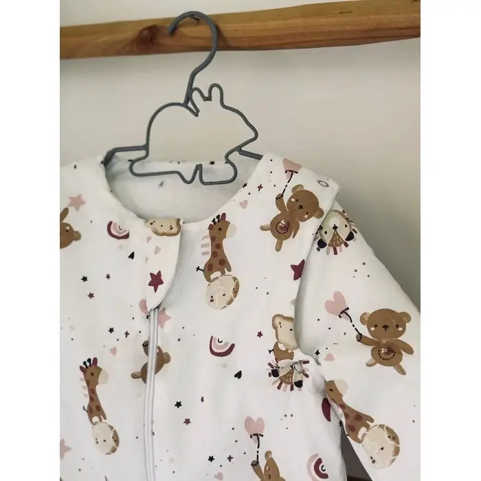 Mini Babounj Gigoteuse à pieds avec Manches amovibles - Doudou