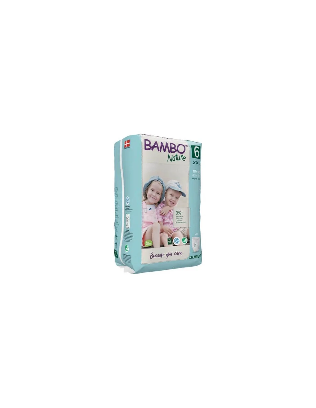 Couches Bambo Nature Culotte d'apprentissage Taille 6 (18kg+)