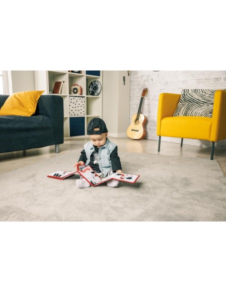 Tiny Love Livre en tissu Recto Verso Black & White Rock'n Roll 0m+ dans Livres & Histoires chez Baby And Mom Maroc