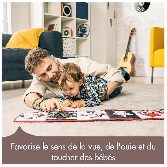 copy of Tiny Love Livre en tissu Recto Verso Black & White 0m+