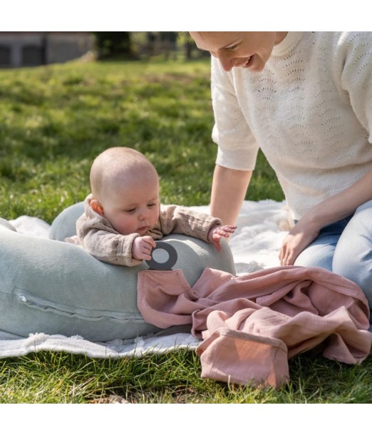 Doomoo Tablier d'Allaitement, Cape d'Allaitement Mom'n Play Grey au Maroc - Baby And Mom 2