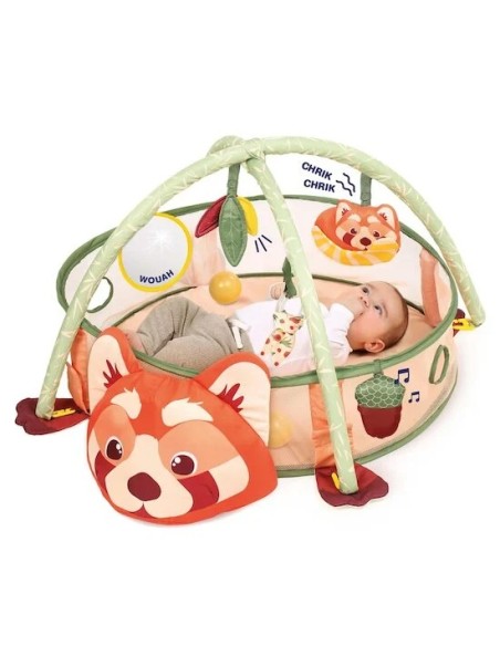 Ludi Tapis d'éveil et Aire de Jeu Panda Roux Multicolore 0m+ dans Tapis d'éveil chez Baby And Mom Maroc