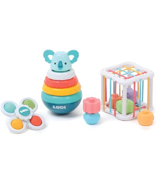 Ludi Coffret de Manipulation 4 Jeux 10mois+