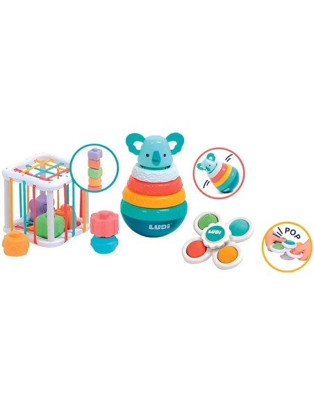 Ludi Coffret de Manipulation 4 Jeux 10mois+ dans Jouet chez Baby And Mom Maroc
