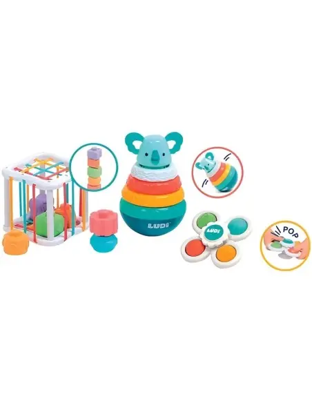 Ludi Coffret de Manipulation 4 Jeux 10mois+ Jouet - Ludi Maroc