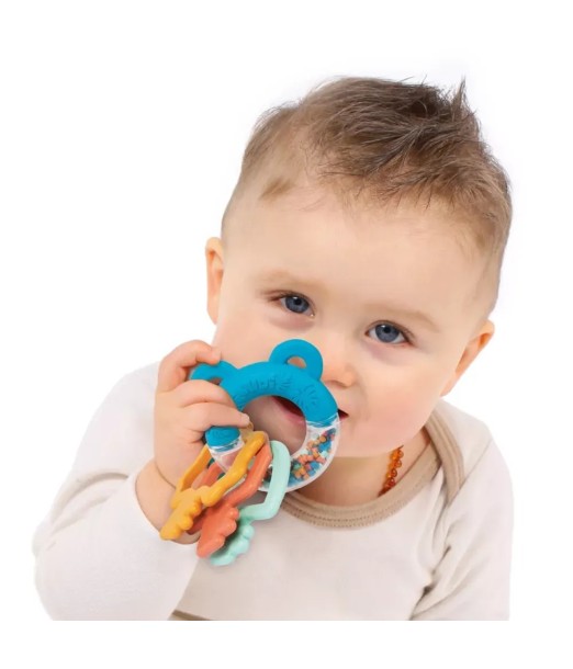 Ludi Anneau de Dentition Clés 3mois+ 2