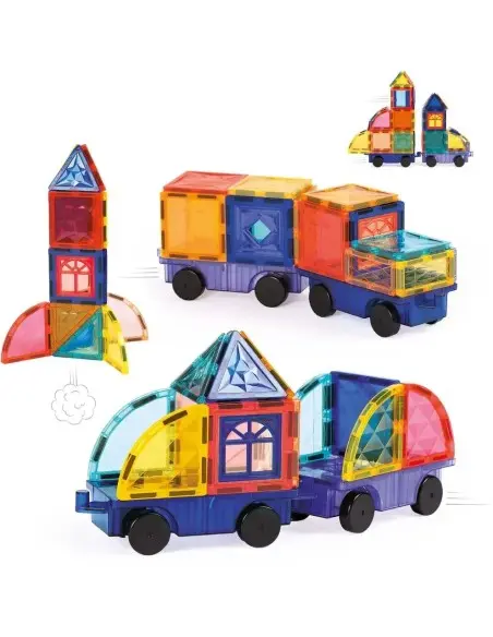 Ludi Magnetic vehicles with 61 pieces and 2 vehicles 3 to 10 years — photo 6