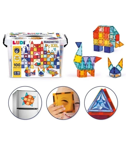 Ludi Magnetic XXL 100 pieces from 3 to 10 years 2