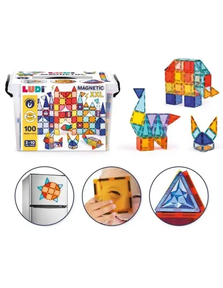Ludi Magnetic XXL 100 pieces from 3 to 10 years — photo 2
