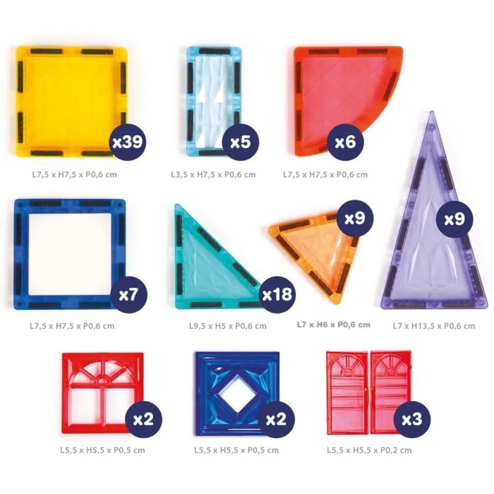 Ludi Magnetic XXL 100 pièces 3 - 10 ans 3 - 5 ans - Ludi Maroc