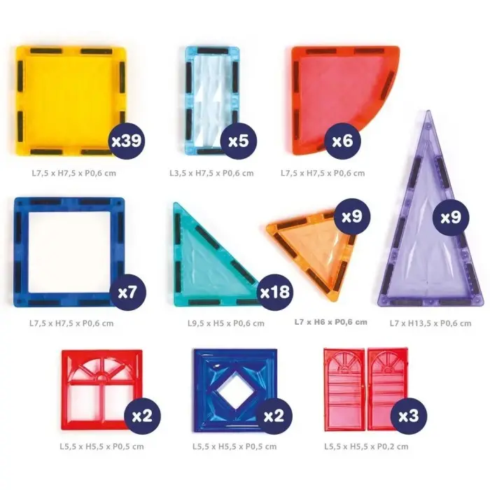 Ludi Magnetic XXL 100 pièces 3 - 10 ans 3 - 5 ans - Ludi Maroc