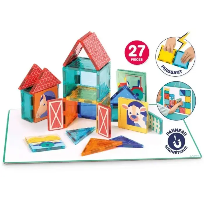 Ludi Panneau Magnétique 27 pièces 2ans+ 0 - 3 ans - Ludi Maroc