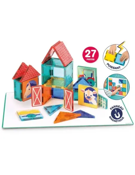 Ludi Panneau Magnétique 27 pièces 2ans+ 0 - 3 ans - Ludi Maroc