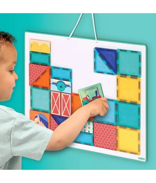 Ludi Magnetic board 27 pieces from 2 years 2