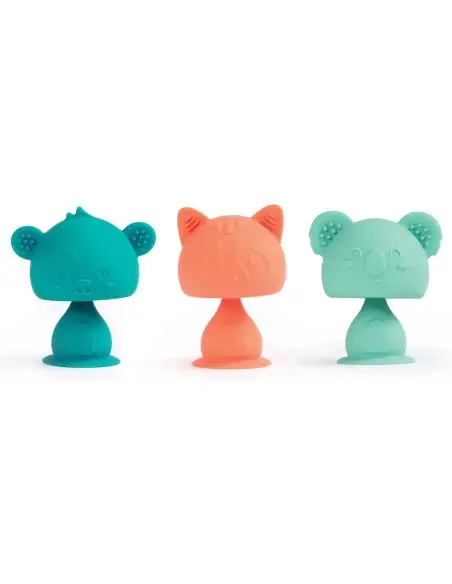 Ludi Swing pop teether - fun suction animals from 10 months