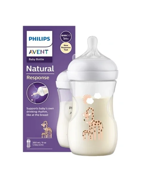 Biberon Avent Natural 260ml Girafe Biberon & Accessoires -