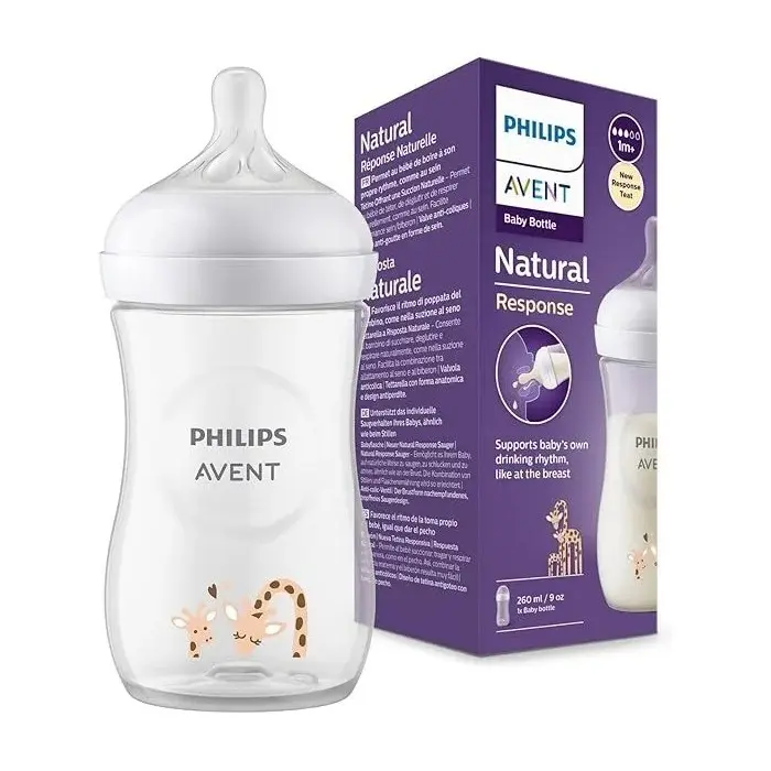 Biberon Avent Natural 260ml Girafe Biberon & Accessoires -