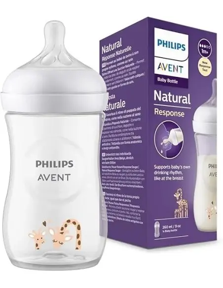 Biberon Avent Natural 260ml Girafe Biberon & Accessoires -