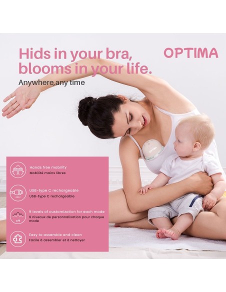 Tire lait Mains libres élctrique Optima dans Tire lait chez Baby And Mom Maroc