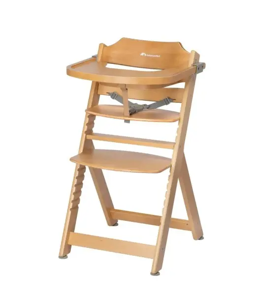 Bébé Confort Chaise Haute En Bois TIMBA Avec Coussin Natural