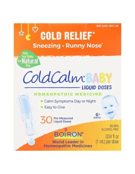 Cold Calm baby Boiron 30 liquid doses, cold relief from 6 months