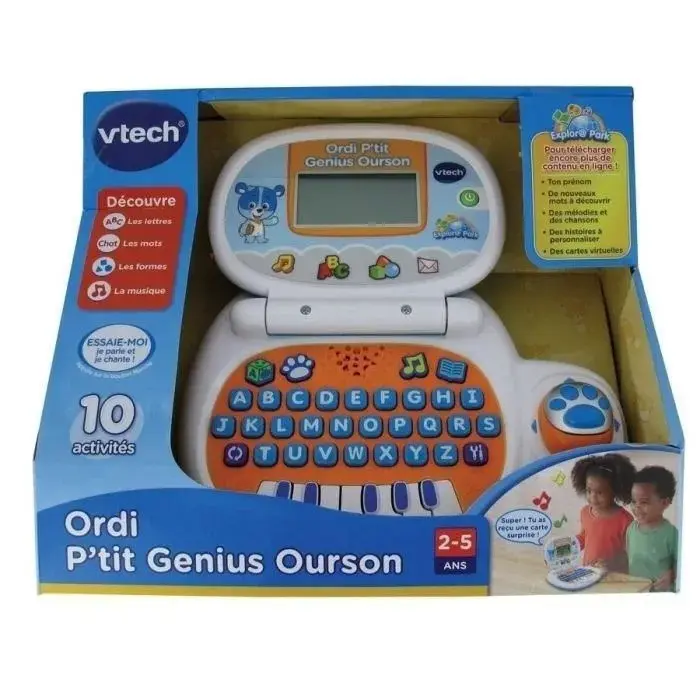 Vtech Ordinateur Genius Kid 2 - 5 ans 3 - 5 ans - Vtech Maroc