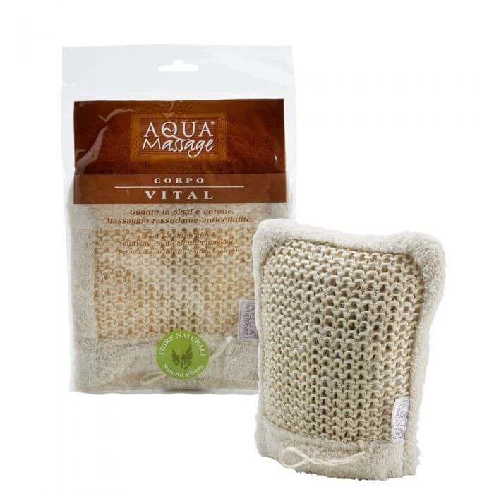Gant de massage en sisal et coton anti-cellulite 100% naturel Gant de massage en sisal et coton anti-cellulite 100% naturel