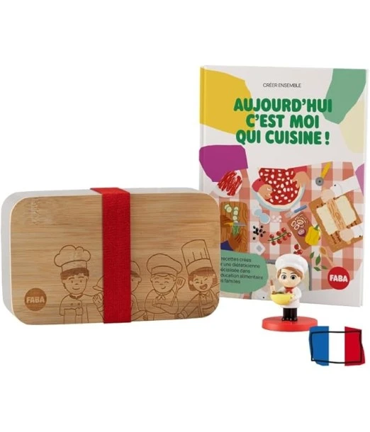 FABA - Today I'm the Cook! book with 12 recipes, sound character with 12 stories and snack box from 3 to 5 years 2