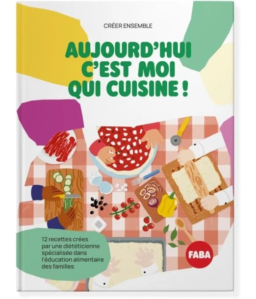FABA - Today I'm the Cook! book with 12 recipes, sound character with 12 stories and snack box from 3 to 5 years