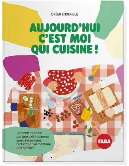 FABA - Today I'm the Cook! book with 12 recipes, sound character with 12 stories and snack box from 3 to 5 years