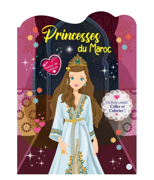 Colouring book Princesses of Morocco - My creative workshop