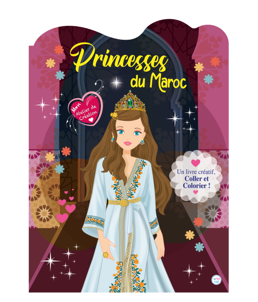 Livre de Coloriage Princesses du Maroc - Mon atelier de création