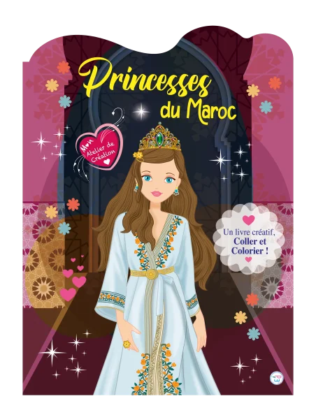 Colouring book Princesses of Morocco - My creative workshop