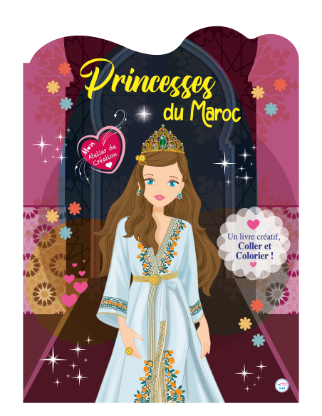 Livre de Coloriage Princesses du Maroc - Mon atelier de création dans Univers Bébé chez Baby And Mom Maroc