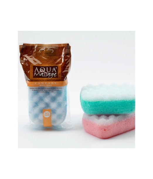 Eponge de bain mousse revitalisante Aquamassage