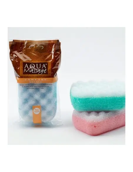 Eponge de bain mousse revitalisante Aquamassage